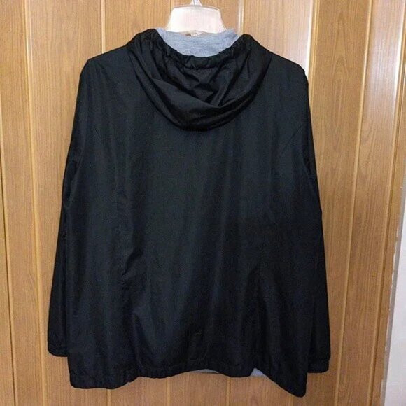 Womens ZeroXposur Rainshell Lightweight Reversible Jacket XL Black - Picture 2 of 9